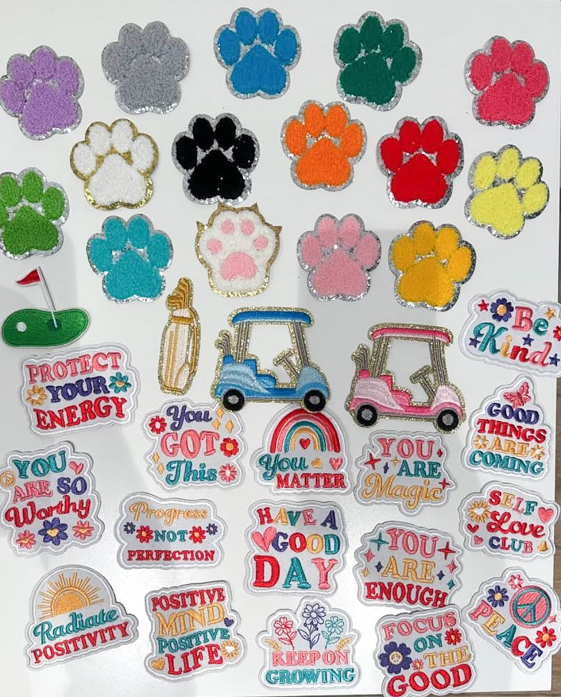 Personalised Patched Pouches