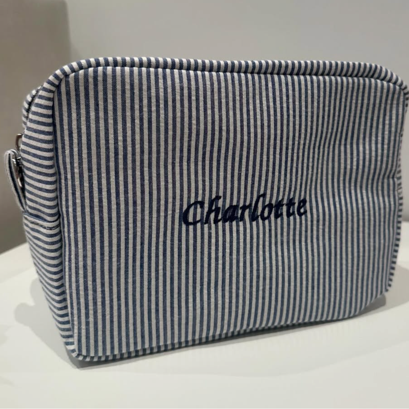 Striped Sailor Fabric Pouch – Nautical Charm in Every Color