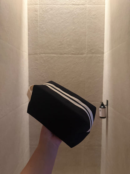 Soft touch corduroy pouch