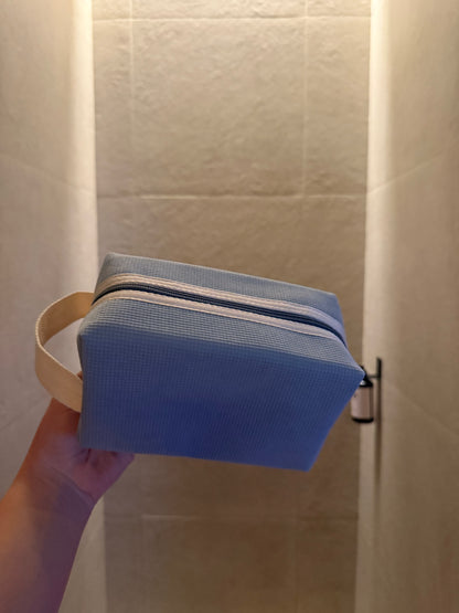 Soft touch corduroy pouch