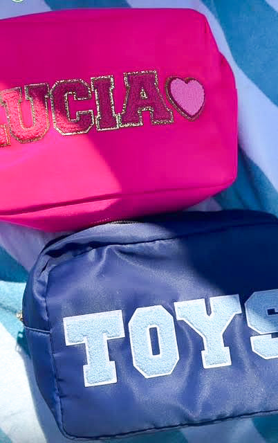 Personalised Patched Pouches