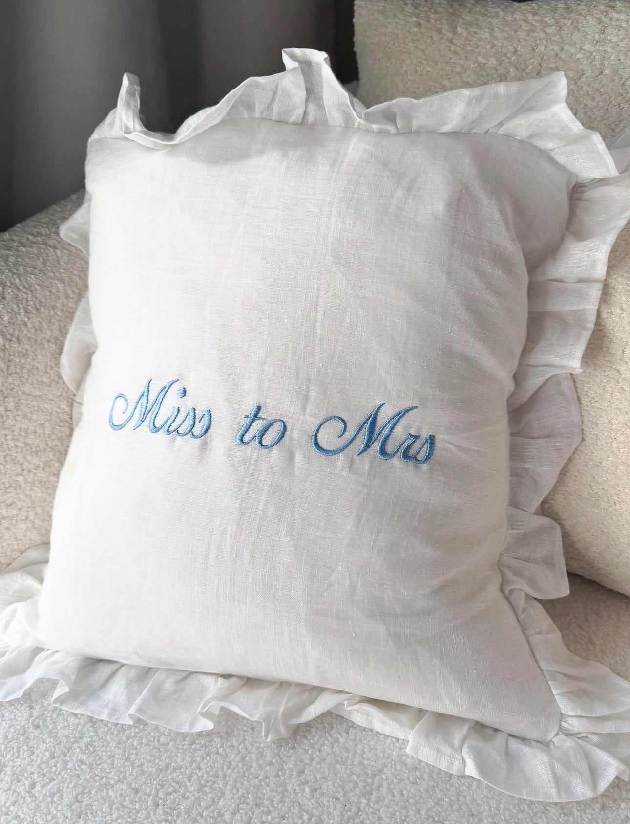 Pillow: Miss to Mrs