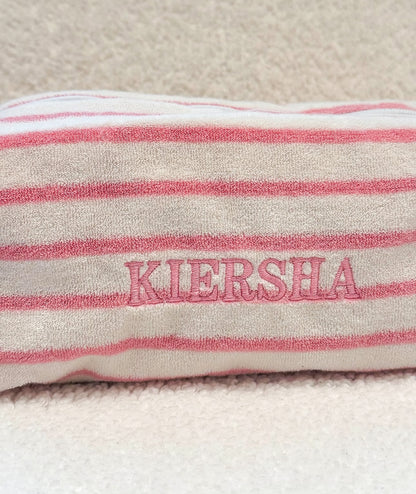 Towelling Pouch - Pink